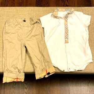 Authentic Burberry Baby Outfit